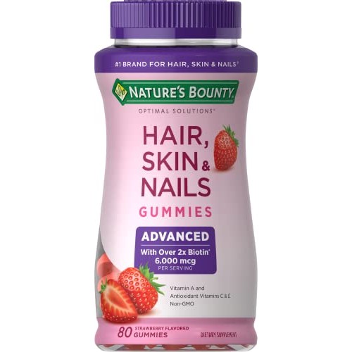 Natures Bounty Optimal Solutions Advanced Hair, Skin & Nails Gumm...