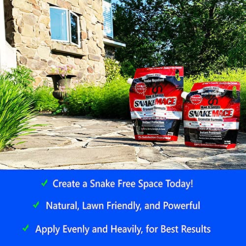 Natures MACE Snake Repellent 25lb / Covers 13,200 Sq. Ft. / Keep ...