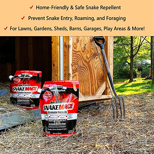 Natures MACE Snake Repellent 25lb / Covers 13,200 Sq. Ft. / Keep ...