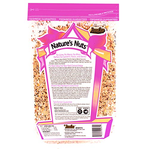 Natures Nuts Waste Free No Sprout Blend - 20 lb.