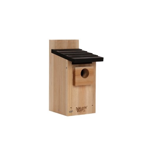 Natures Way Bird Products BWH3 Bamboo Bluebird Box House