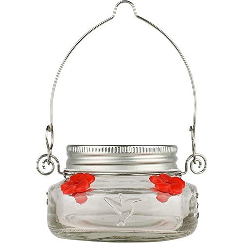 Natures Way Bird Products MJF1 Natures Way Mason Jar Hummingbird...