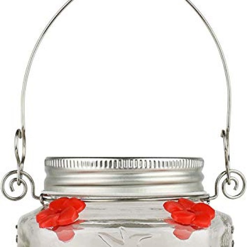 Natures Way Bird Products MJF1 Natures Way Mason Jar Hummingbird...