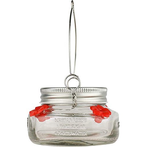Natures Way Bird Products MJF1 Natures Way Mason Jar Hummingbird...