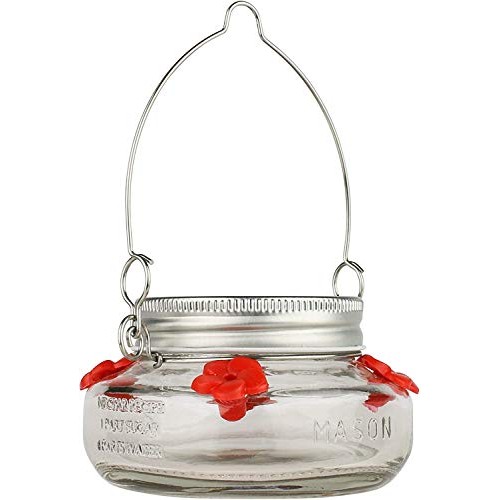 Natures Way Bird Products MJF1 Natures Way Mason Jar Hummingbird...