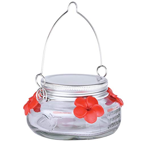 Natures Way Bird Products MJF1 Natures Way Mason Jar Hummingbird...