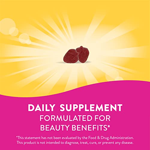 Natures Way Alive! Hair, Skin & Nails Gummies, with Biotin and Co...