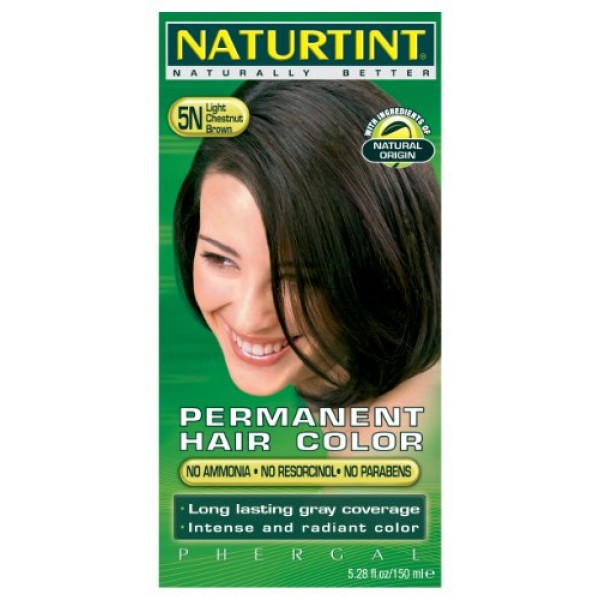 6 pack of Permanent Hair Color - 5N, Light Chestnut Brown, 5.6 oz
