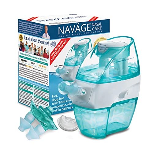 Naväge Nasal Irrigation Multi-User Bonus Pack: Navage Nose Cleaner...