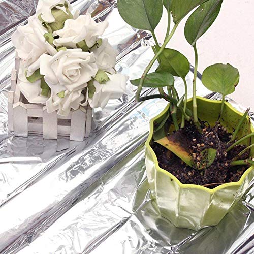 Naysku Silver Highly Reflective Mylar Films, Metallized Foil Cover...