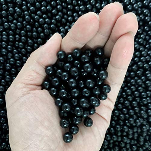 NCB Black Matte Onyx Beads 100pcs 8mm Round Gemstone Beads Spacer ...