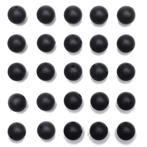 NCB Black Matte Onyx Beads 100pcs 8mm Round Gemstone Beads Spacer ...
