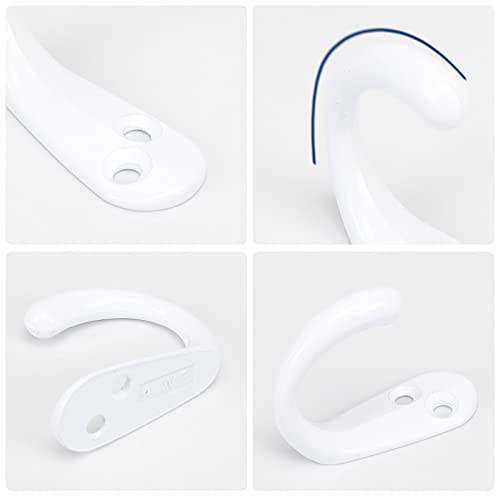 NearMoon Coat Hooks Wall Mounted - Heavy Duty Metal Single Prong R...