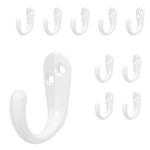 NearMoon Coat Hooks Wall Mounted - Heavy Duty Metal Single Prong R...