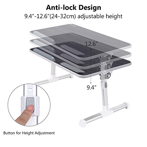 Laptop Bed Tray Table, Nearpow Larger Size Adjustable Laptop Bed...