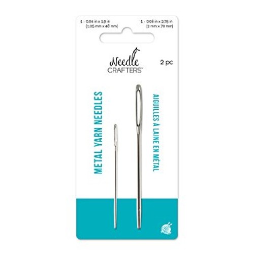 Needlecrafters NC674 Yarn Finishing Needles X2 Metal