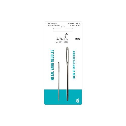Needlecrafters NC674 Yarn Finishing Needles X2 Metal
