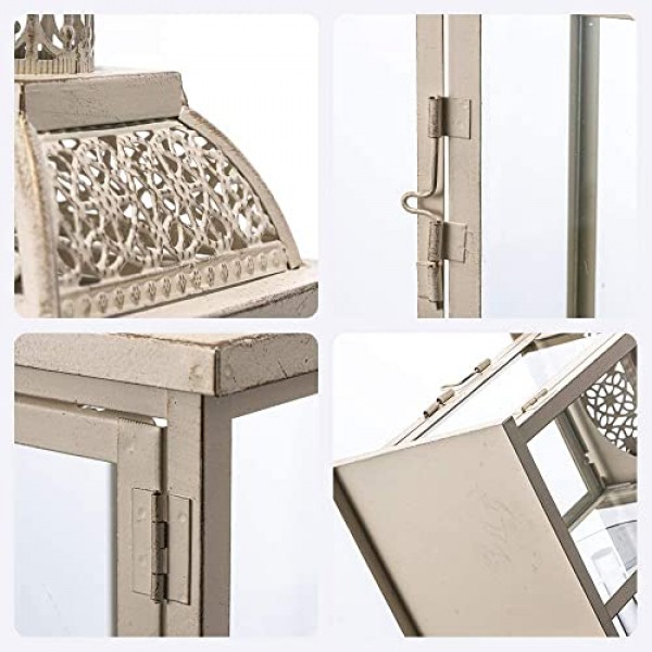NEEDOMO Large Candle Lantern Decorative, 13.5 Vintage Outdoor Han...