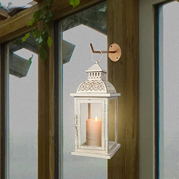NEEDOMO Large Candle Lantern Decorative, 13.5 Vintage Outdoor Han...