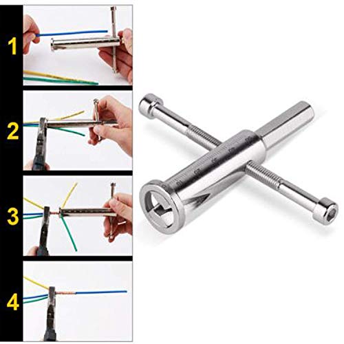 Neepanda Wire Twisting Tool, Wire Stripper and Twister, Quick Conn...