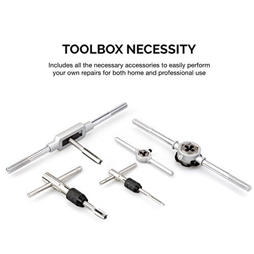 Neiko 00908A SAE and Metric Tap and Hexagon Die Set, Alloy Steel |...