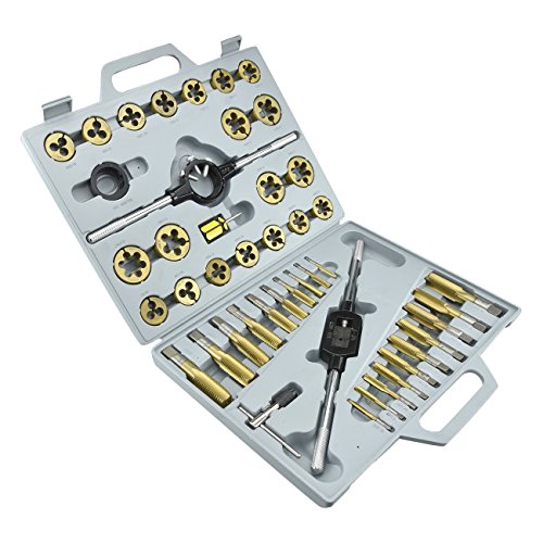 Neiko 00916A SAE Pro-Grade Large-Diameter Titanium Tap & Die Set ...