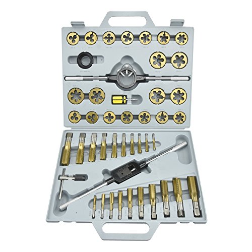 Neiko 00916A SAE Pro-Grade Large-Diameter Titanium Tap & Die Set ...