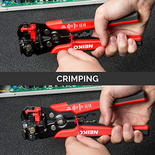 Neiko 01924A 3-in-1 Automatic Wire Stripper, Cutter and Crimping T...