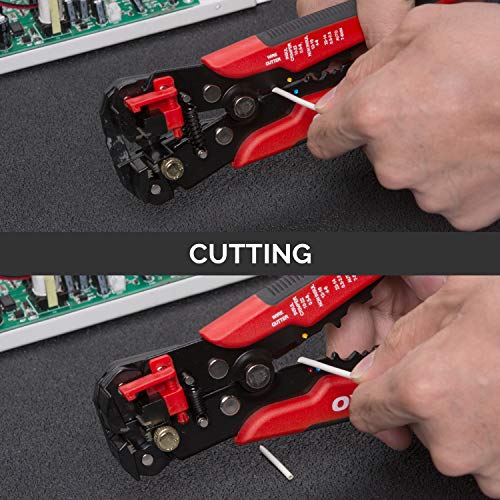 Neiko 01924A 3-in-1 Automatic Wire Stripper, Cutter and Crimping T...