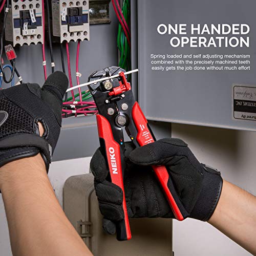 Neiko 01924A 3-in-1 Automatic Wire Stripper, Cutter and Crimping T...