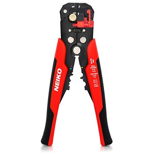 Neiko 01924A 3-in-1 Automatic Wire Stripper, Cutter and Crimping T...