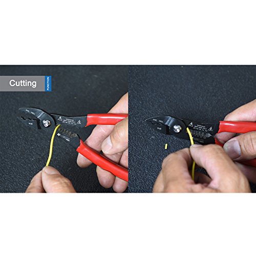 Neiko 02037A Compact 4-in-1 Multi-Purpose Wire Service Tool | Grip...
