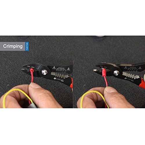 Neiko 02037A Compact 4-in-1 Multi-Purpose Wire Service Tool | Grip...