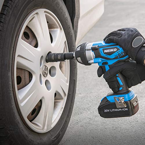 Neiko 02282B 1/2 Drive Impact Flip Socket Set, 5 Piece Thin Wall ...