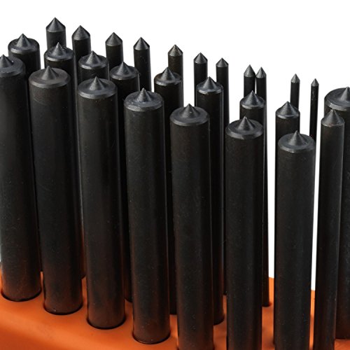 Neiko 02621A Transfer Punch Set, 28 Piece, Heat Treated Alloy Stee...