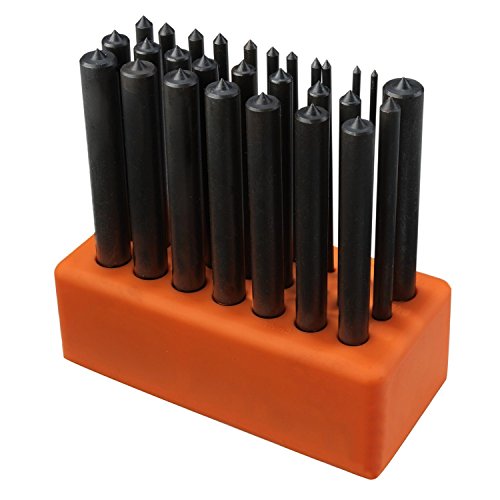Neiko 02621A Transfer Punch Set, 28 Piece, Heat Treated Alloy Stee...