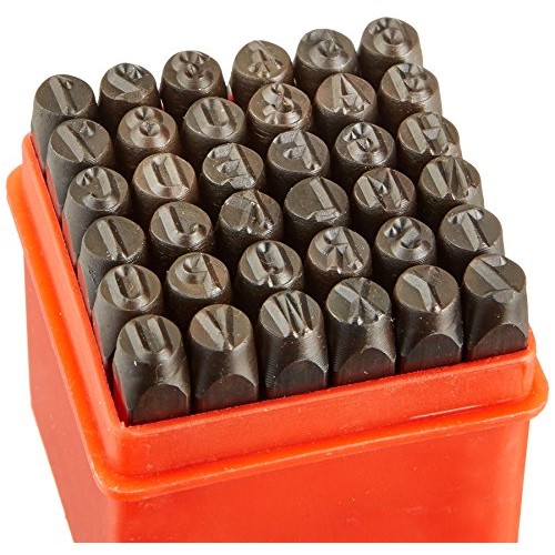 Neiko 02624 Classic Numbers & Letters Punch Set | Hardened, Heat T...