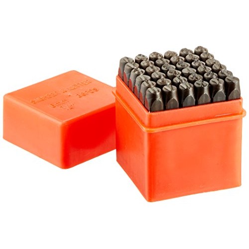 Neiko 02624 Classic Numbers & Letters Punch Set | Hardened, Heat T...