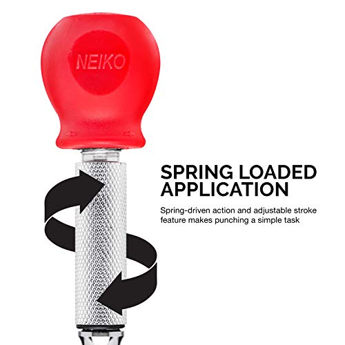 Neiko 02638A 5 Automatic Center Hole Punch | Adjustable Impact