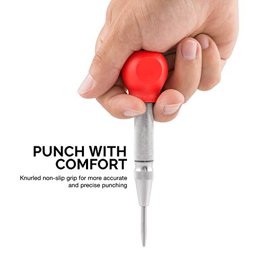 Neiko 02638A 5 Automatic Center Hole Punch | Adjustable Impact