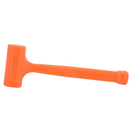 Neiko 02847A 2 LB Dead Blow Hammer, Neon Orange I Unibody Molded |...