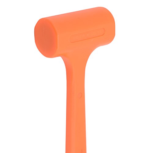 Neiko 02847A 2 LB Dead Blow Hammer, Neon Orange I Unibody Molded |...