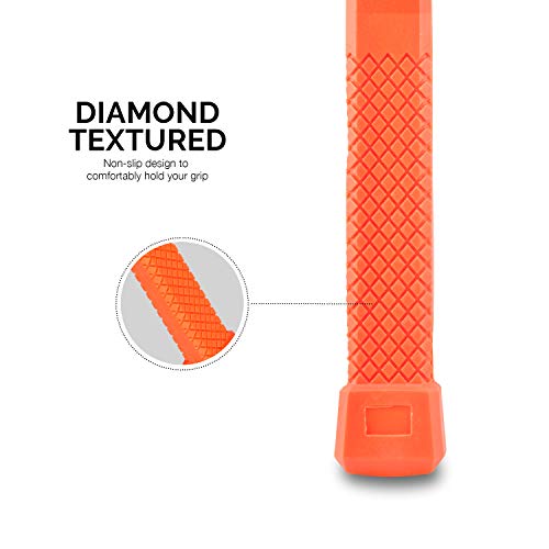 NEIKO 02849A 4 Lb Dead Blow Hammer, Neon Orange | Unibody Molded |...
