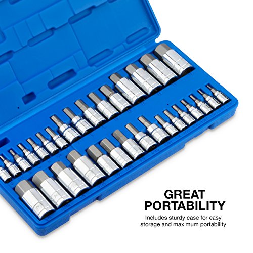 Neiko 10288A Master Hex Bit Socket Set, 32 Piece | S2 Steel Machin...