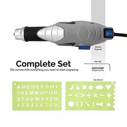 Neiko Handheld Electric Engraver, 120 Volts | Tungsten Carbide Tip...