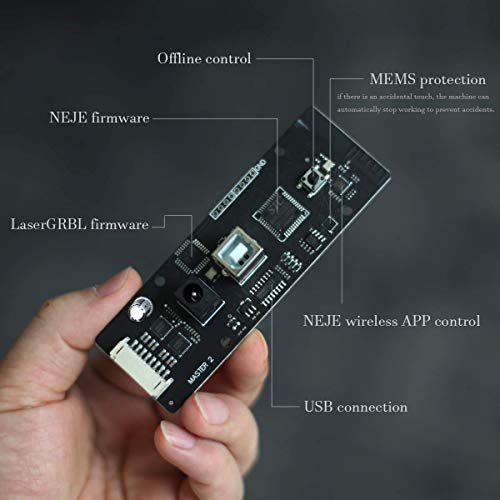 NEJE Master 2S 20W Engraving Machine, 5.5W Output Power, Upgrade 3...
