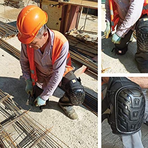 NeKena Work Knee Pads for Men - With Comfortable Gel Cushion and S...