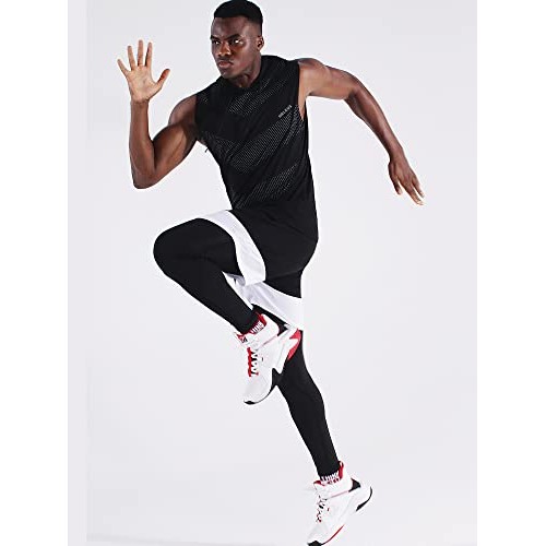 NELEUS Mens Workout Tank Tops Sleeveless Running Shirts with Hood...