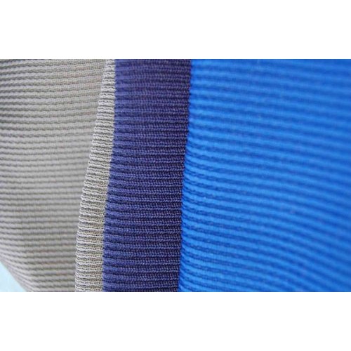 Neotrims Polyester Rib Knit Jersey Stretch Sports Feel Fabric, For...