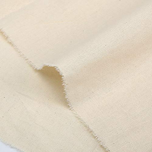 Calico Fabric 100% Cotton Natural Untreated Medium Weight Fabric f...